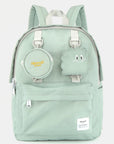 Himawari Waterproof Canvas Backpack Bag with Removable Coin Purse