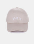 Zenana Embroidered City Baseball Cap