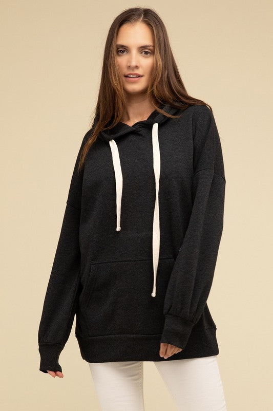 ZENANA Oversized Hoodie Longline Sweatshirt