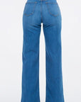 GJG Denim Wide Leg Jean in Medium Blue