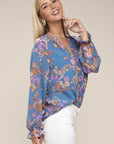 Floral Chiffon Blouse