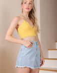 Lilou Spaghetti Strap Crop Tank