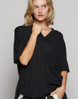 POL V-Neck Half Sleeve T-Shirt