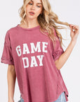 Mittoshop GAME DAY Round Neck Short Sleeve T-Shirt