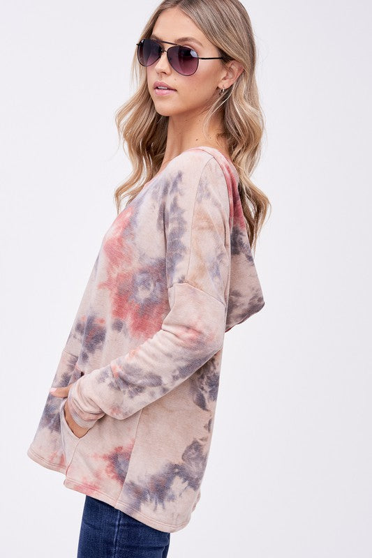 e Luna PLUS Cloud Tie Dye Sweatshirt