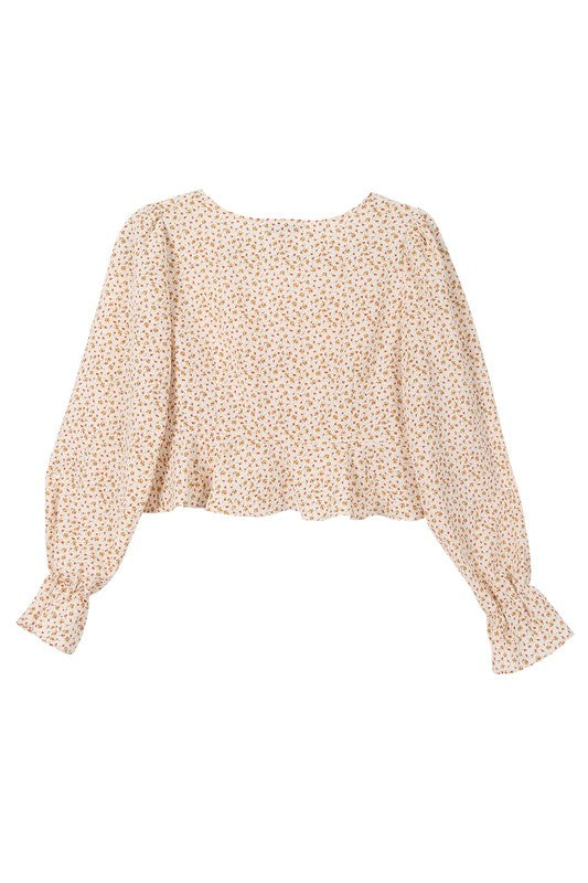 Lilou Floral Frill Blouse