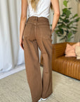 RFM Full Size High Rise Garment Dye Wide Leg Jeans