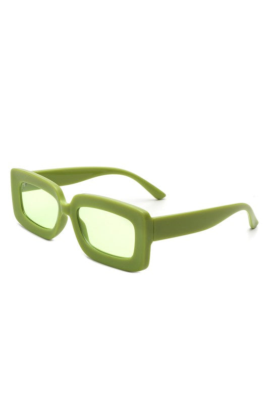 Rectangle Flat Top Fashion Sunglasses
