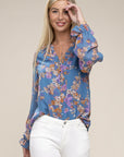 Floral Chiffon Blouse