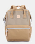 Himawari Water Resistant Canvas Backpack Bag with Side Pockets