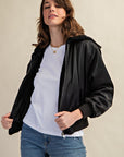 Reversible All Weather Fur Lined Bomber Jacket