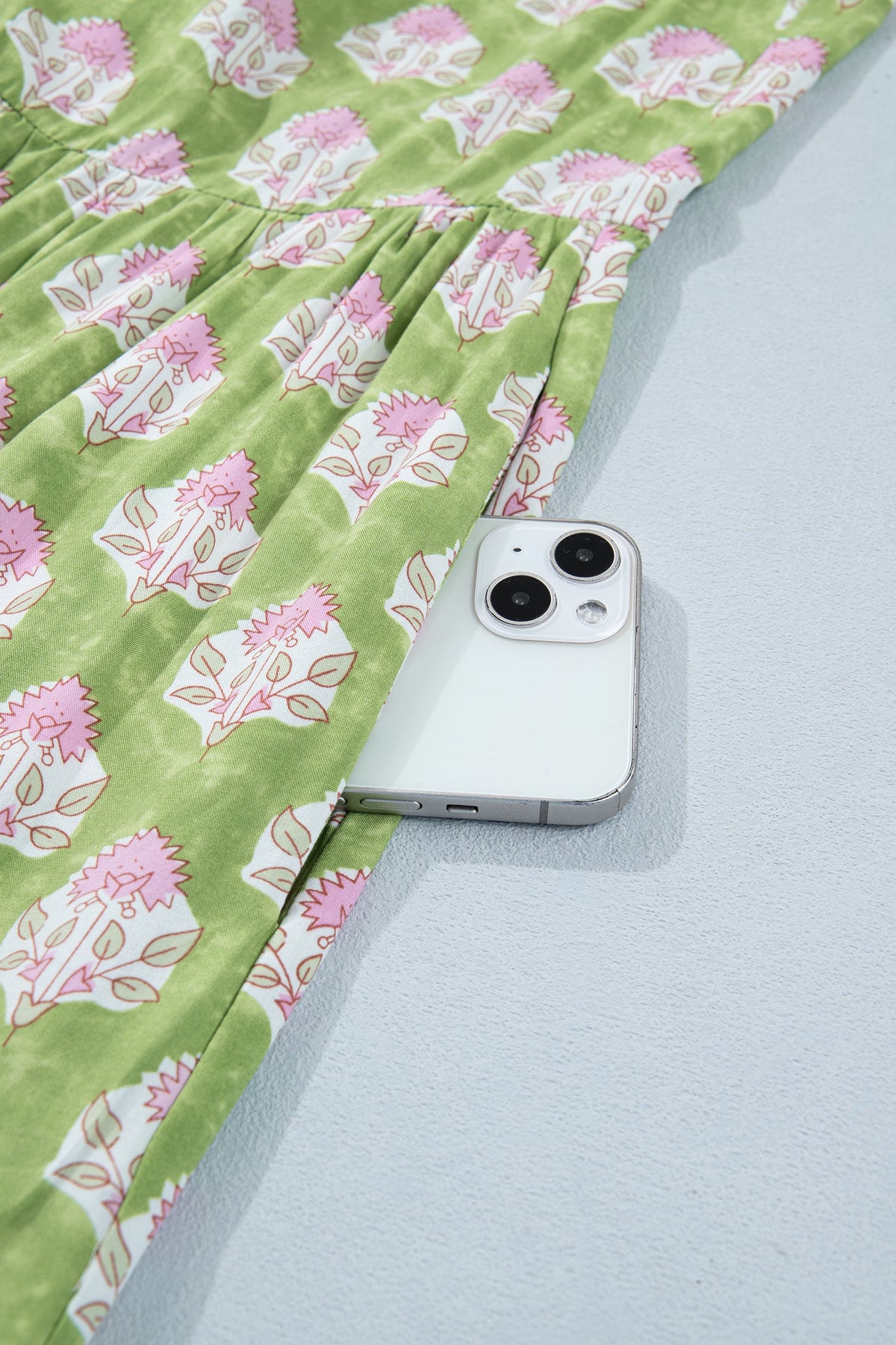 Floral Stripe Patchwork Knot Strap Maxi Dress