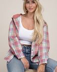 Plaid Shirt Hoodie - Online Only