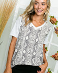 e Luna PLUS Animal Solid Mix Top