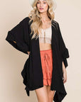 Jade By Jane Wide Sleeve Ruffle Kimono