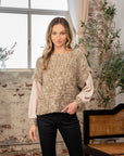 Sew In Love Full Size Fuzzy Long Sleeve Knit Top