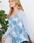 e Luna Tie Dye Mixed Top