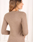 V-Neck Sweater Maxi Dress - Online Only