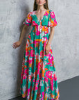 Flying Tomato Summer Stroll Woven Maxi Dress