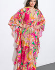 Flying Tomato Seaside Woven Kaftan Dress