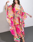 Flying Tomato Seaside Woven Kaftan Dress