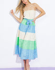 Flying Tomato Take Me To Cabo Woven Midi Dress