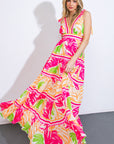 Flying Tomato Take The Trails Woven Maxi Dress