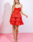 Flying Tomato Best Day Ever Woven Mini Dress