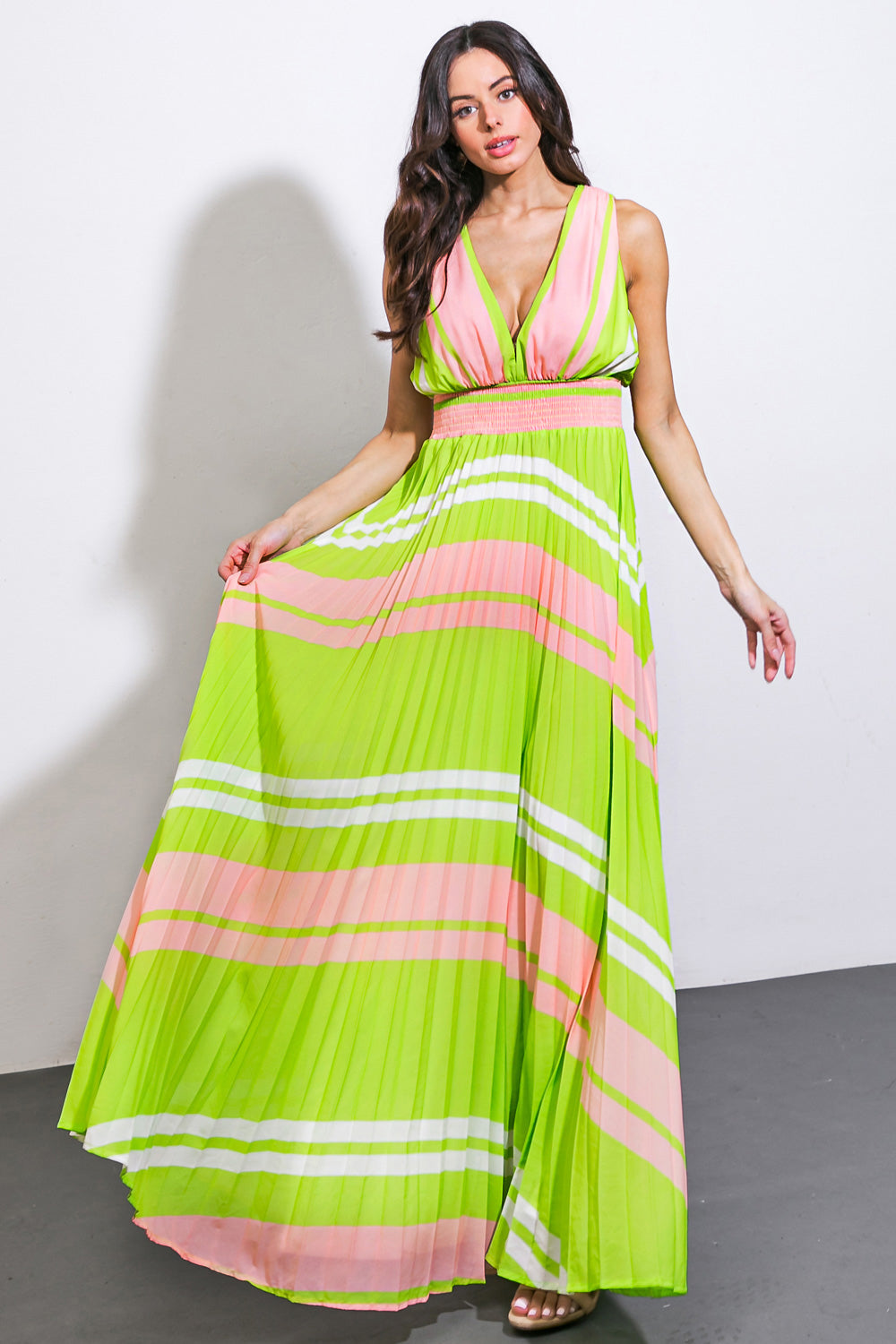 Flying Tomato A Quick Trip Woven Maxi Dress