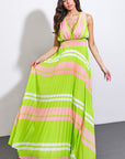 Flying Tomato A Quick Trip Woven Maxi Dress