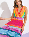 Flying Tomato Shore Vacays Woven Maxi Dress