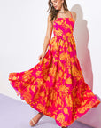 Flying Tomato Close To Your Heart Woven Maxi Dress