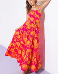 Flying Tomato Close To Your Heart Woven Maxi Dress