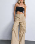 Flying Tomato Adorable Posh Woven Cargo Pants