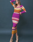 Flying Tomato Evening of Elegance Sweater Midi Dress