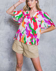 Flying Tomato Stylish Summer Woven Top