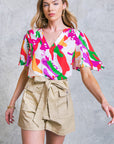 Flying Tomato Stylish Summer Woven Top