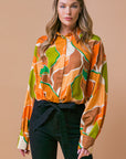 Flying Tomato Sweetest Entrance Woven Top