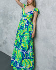 Flying Tomato Keep Looking Floral Woven Maxi Dress