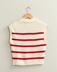 HYFVE Striped Polo Vest