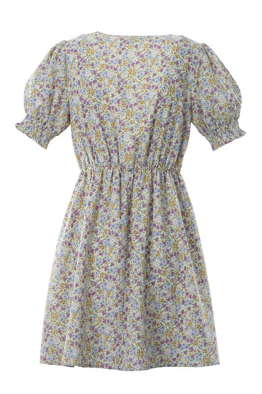 Lilou Floral V-Neck Dress