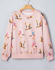 Mallard Duck Drop Shoulder Long Sleeve Sweatshirt