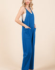 Culture Code Full Size Sleeveless Jumpsuit with Pockets