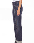Artemis Vintage Romy High-Rise Western Straight-Leg Jeans – Dark Wash