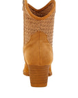 Bimmy Woven Pointy Western Boots