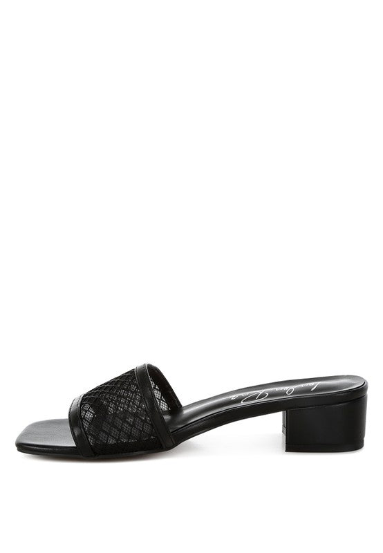 Faria Slip-On Low Block Heels