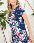 e Luna Floral Tunic Top