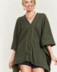 Jade By Jane V-Neck Poncho Top