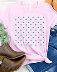 Clover Pattern Graphic Tee