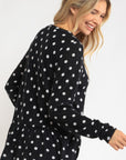 e Luna Polka Dot Tunic Top